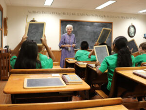 Durham one-room classroom