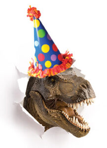 Birthday dinosaur