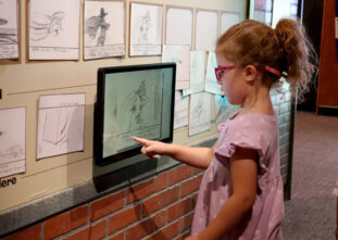 Visitor at Animation Academy