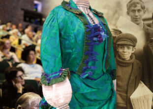 Green Gilded-Age Dress